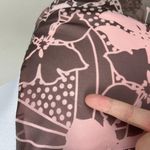 Faith Love & Passion Dress 6 Pink Taupe Floral Asymmetrical Flutter V Photo 8