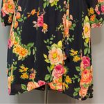 Honey Punch  Navy Floral Women’s Dress Size Medium Photo 3