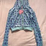 Dolls Kill  blue and purple heart jacket Photo 0