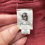 Flawless Brand 100% Cotton Long Sleeve Shirt Dress Dusty Rose Pink Photo 7