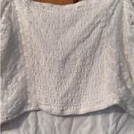 Louna 100% Cotton Corset Croquette Victorian Festival lace crop top M White Size M Photo 6