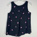 See By Chloe  Printed Floral Swing Tank Size 4 Black sleeveless top Photo 5