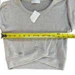Altar'd State Altar’d State Intimates Long Sleeve Cropped Gray Sweater Womens Medium NEW Photo 6