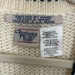 Huntington Ridge Vintage Sweater Vest Hand Knit Crochet Women’s Large Red Photo 2