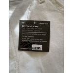 Eddie Bauer  Women’s Boyfriend Crop Jeans White Size 14 NWT Tapered Leg Photo 2