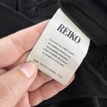 Anthropologie Reiko Pants Women 25 Black Sandy 2 Basic Stretch Slim Straight Leg Photo 3