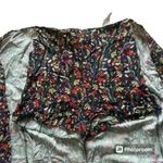 ZARA  Skort Skirt Short Front Knot Skirt Floral Knee Open Front Women's M Floral Photo 4