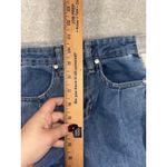 Austin Landing Women Blue Denim and Gray Sweats Flare Jeans Size 1 Photo 9