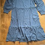 Denim & Co. Canyon Retreat Easy Midi Boot Dress Med Denim Blue 1X NEW Photo 4