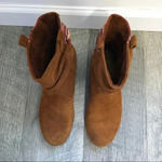 Toms ‎ Laurel Cinnamon Suede Sunset Stripe Boot Size 6 Photo 3