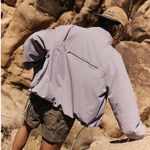 Free People Movement Lightweight Utility Jacket Women’s L Gray Lavender Zip Up Purple Size L Photo 1