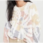 Madewell  Tie-Dye Westford Pullover Sweater Pastel Cotton Small Artsy Boho Boxy Photo 3