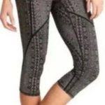 Athleta Prisma Stride Capri Legging Black Granite Grey Womens Size XS Photo 0