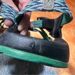 Chacos Chaco ZX2 Water River Sandals Black Green Print Size 4 youth Photo 4