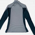 Under Armour  Women's Striped‎ 1/2 Zip Long Sleeve Athletic Pullover Top Medium Photo 8