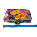 Vera Bradley Retired Small Kisslock Wallet Va Va Bloom Tri-Fold Coin Purse Photo 8