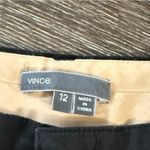 Vince  Women's Black Stretch Slim Ankle Trousers Size 12 Workwear Minimalist Pant Photo 3