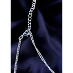 Vintage Owl Necklace Pendant 18 in Chain Extender Black Crystal Eyes Accents EUC Photo 6