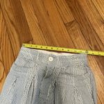 Free People  Make a‎ Stand Trouser in Blue Seersucker Stripe Size XS Photo 8
