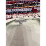 Lisa Todd Sweater Cream Loop Knit Sleeves And Pockets Size S 100% Cotton Photo 3