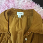 J.Crew  Corduroy Tiered Shirt Dress Long Sleeve‎ Casual Brown Size 2 Photo 2