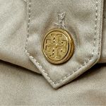 Tory Burch Beige Khaki Bermuda Walking Shorts Golden Hardware Classic Summer Sz8 Photo 6