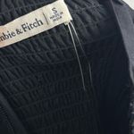 Abercrombie & Fitch  Emerson Ruched Strapless Romper Black Pockets Women’s Sz S Photo 7