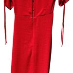 Topshop  Poppy Red Polka Dot Spot Midi Tea Dress - Size 4 NWOT Vintage Inspired Photo 4