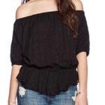 Free People Shades of Cool Top Black Size Small Photo 1