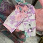 Vintage 70’s pastel floral maxi boho hippie festival maxi dress w/matching shirt Blue Photo 5