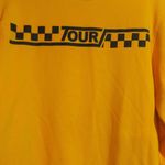 Justin Bieber Team Bieber World Tour Yellow Crew Neck SweatShirt Uni Merch Casual Size Small Photo 3