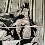 JTB Petite Pink Swirl Sleeveless Top Women's PL Asymmetric Hem V Neck Black Size undefined Photo 4