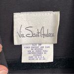 VIA SANT ANDREA | Vintage Black Gold Embroidered Shoulder Jumpsuit Sz 10P Photo 10