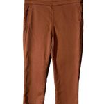 NY & Company Mauve High Waisted Cropped Pull On Stretch Leggings Women Sz M Size M Photo 2