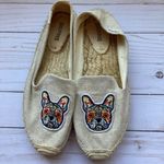 Soludos  Frenchie Dog Espadrilles Slip Ons Size 8.5 Photo 1