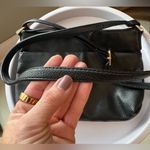 A New Day Black Crossbody Purse • Black Faux Leather with Gold Tone Hardware Photo 4