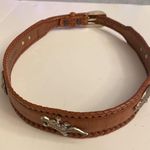 Brighton Wildlife Leather Belt 90s Vintage Y2K Photo 0