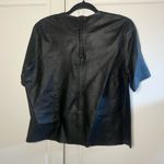 Truth and Pride 100% Leather T shirt Black Size L Photo 6