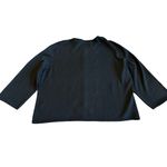 Michael Simon Vintage Retro Cardigan Sweater Turquoise Beaded Gecko Frog Large Black Photo 7