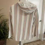 Roxy Terry Cloth Hoodie Womens Medium Kanagroo Pocket Baja Pullover Beach Photo 1