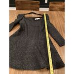 Elliatt  Mallory Long Sleeve sweet heart neck line Mini Dress Black Shimmer L Photo 3