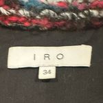 IRO Carene Multicolor Red Green White Cropped Blazer Jacket Size 34 Photo 6