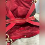 Coach Red Signature Lexy Brown
Shoulder Bag Purse Leather Valentine Photo 7