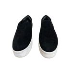Vince Women's Black Warren Suede Slip On Platform Sneaker Size 11 0400010684847 Photo 3