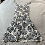 Target ⭐️Patrick Robinson for  Black White Paisley Print Smocked Dress Size Small Photo 0