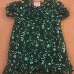 Hill House Green Floral Nap Dress Size M Photo 0
