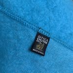 Alpaca Chile Peru Blue Fringe Scarf Soft Brushed Knit Winter Wrap Photo 2