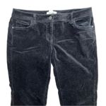 White House | Black Market Noir Cordless Cordutoy Slim Leg Boot Cut Pants Size 10 Photo 1