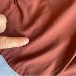 Gilly Hicks  Running Shorts Small Lined Zip Pockets Womens Rust Athletic Work Out Photo 5