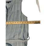 Walter Baker  XL Pin Stripe Chambray Maxi Shirt Dress‎ Women's Blue White #U9-1 Photo 7